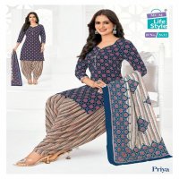 MCM LIFESTYLE PRIYA VOL 26 CAMBRIC COTTON PRINTED PATIYALA STYLE DRESS MATERIAL