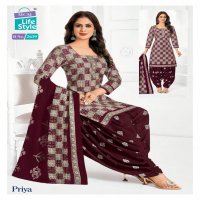 MCM LIFESTYLE PRIYA VOL 26 CAMBRIC COTTON PRINTED PATIYALA STYLE DRESS MATERIAL