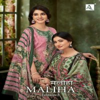 ALOK MALIHA VOL-3 WHOLESALE PREMIUM VISCOSE MASLIN DSIGNER UNSTITCHED DRESS MATERIAL