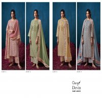 GANGA DEVIN S3497 WHOLESALE PREMIUM COTTON PRINTED SEMI STITCHED CLASSIC STYLE SALWAR SUITS