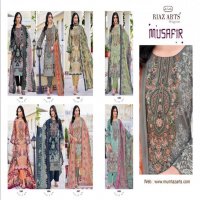 MUSAFIR VOL 26 BY RIAZ ARTS PAKISTANI PURE LAWN CAMBRIC DESIGNER DRESS