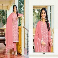 SBS BY SUBHASH VINISHA CHINON BEAUTIFUL COLOR COMBINATION 3 PCS READYMADE SUITS