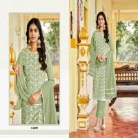 SBS BY SUBHASH VINISHA CHINON BEAUTIFUL COLOR COMBINATION 3 PCS READYMADE SUITS