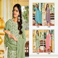 SBS BY SUBHASH VINISHA CHINON BEAUTIFUL COLOR COMBINATION 3 PCS READYMADE SUITS