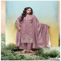 GANGA SANULI S3655 WHOLESALE PREMIUM COTTON PRINTED WITH EMBROIDERY WORK DESIGNER SLAWAR SUITS