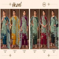 HARSHIT FASHION HEZAL WHOLESALE PURE VISCOSE RAYON PRINT WITH ELEGANT HAND WORK CASUAL SUITS
