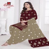 GANPATI SHIBORI SPECIAL VOL-1 WHOLESALE PURE COTTON REGULAL WEAR PATIYALA TYPE SUITS