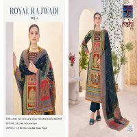 ROYAL RAJWADI VOL 1 BY RAHI FAB LAUNCHED FANCY ORGANIC PRINTED UNSTITCHED DRESS