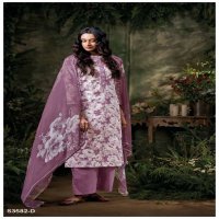 GANGA EMERA S3582 WHOLESALE PREMIUM COTTON PRINTED WITH EMBROIDERY WOK CLASSY SALWAR SUITS