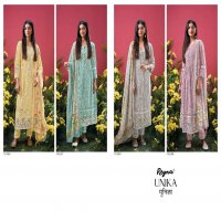 REYNA LAUNCH UNIKA WHOLESALE SUPERIOR COTTON LAWN BLOCK PRINT WITH LACES TRENDY SUITS
