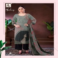 GALAXY BY ALOK WHOLESALE PURE ZAM COTTON FANCY PRINT WITH HAND WORK 3 PCS DRESS MATERIAL