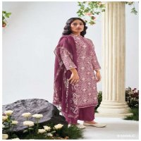 GANGA PRESENT S3599 WHOLESALE UNIQUE COLOR COMBINATION COTTON PRINTED WITH WORK DESIGNER SUITS