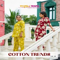 COTTON TRENDS VOL 2 BY TIPS AND TOPS TRENDY STITCHED CO-ORD SET FOR WOMEN