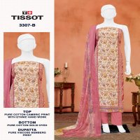 TISSOT 3307 BY BIPSON PRINT SWEET UNSTITCHED 3PCS DRESS MATERIAL