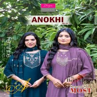ANOKHI VOL 3 BY DIYA TRENDS ROMAN SILK READYMADE CLASSIC PLUS SIZE 3PCS DRESS