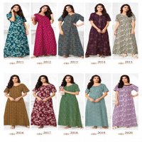 PEARL VOL 2 BY SURYAJYOTI COTTON COMFORTABLE FULLY STITCH NIGHTY FOR WOMENS