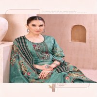 HARSHIT FASHION FARHEEN WHOLESALE PURE JAM COTTON PRINT WITH FANCY EMBROIDERY CLASSIC DRESS MATERIAL