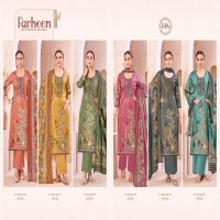 HARSHIT FASHION FARHEEN WHOLESALE PURE JAM COTTON PRINT WITH FANCY EMBROIDERY CLASSIC DRESS MATERIAL