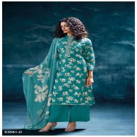 GANGA MRITSA S3581 WHOLESALE COTTO N PRINTED WITH HEAVY WORK CLASSY SALWAR KAMEEZ