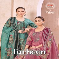 HARSHIT FASHION FARHEEN WHOLESALE PURE JAM COTTON PRINT WITH FANCY EMBROIDERY CLASSIC DRESS MATERIAL