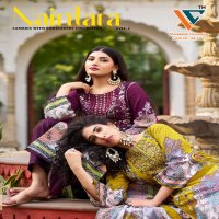 VANDANA CREATION NAINTARA WHOLESALE PURE CAMBRIC COTTON PRINT WITH WORK PAKISTANI STYLE SUITS