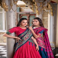 LNB 1245 GORGEOUS UNSTITCH LEHENGA WITH UNSTITCH BLOUSE