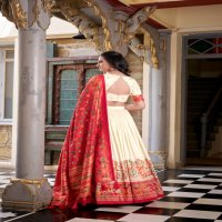 LNB 1245 GORGEOUS UNSTITCH LEHENGA WITH UNSTITCH BLOUSE
