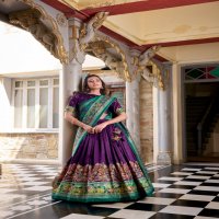 LNB 1245 GORGEOUS UNSTITCH LEHENGA WITH UNSTITCH BLOUSE