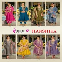 HANSIKA VOL 1 BY MYSTIC 9 GADHVAL FULLY STITCH FASHIONABLE SUIT FOR WOMENS