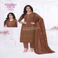 KAVYA KANIKA AJRAK VOL 1 READYMADE DAILY WEAR AJRAK PRINTED 3PCS DRESS