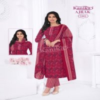 KAVYA KANIKA AJRAK VOL 1 READYMADE DAILY WEAR AJRAK PRINTED 3PCS DRESS