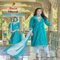 MASTER LAUNCH GHAZAL ROMAN SILK READYMADE CASUAL SALWAR SUIT ONLINE