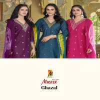 MASTER LAUNCH GHAZAL ROMAN SILK READYMADE CASUAL SALWAR SUIT ONLINE