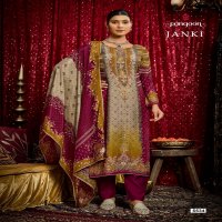 RANGOON JANKI MUSLIN READYMADE ELEGANCE STYLE 3PCS DRESS