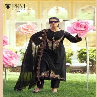 PRM INDIA EDEN ROSE COTTON READYMADE EXCLUSIVE DESIGN FULL STITCH 3PCS DRESS