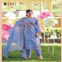 PRM INDIA EDEN ROSE COTTON READYMADE EXCLUSIVE DESIGN FULL STITCH 3PCS DRESS