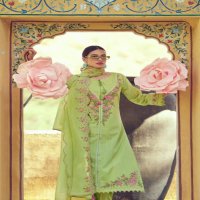 PRM INDIA EDEN ROSE COTTON READYMADE EXCLUSIVE DESIGN FULL STITCH 3PCS DRESS