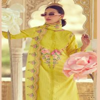 PRM INDIA EDEN ROSE COTTON READYMADE EXCLUSIVE DESIGN FULL STITCH 3PCS DRESS