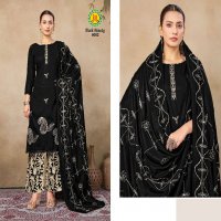 JT LAUNCH BLACK BEAUTY VOL-5 WHOLESALE RAYON WITH MIRROR EMBROIDERY STYLISH DRESS MATERIAL