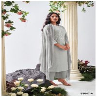 GANGA NAGMA S3647 WHOLESALE COTTON PRINTED WITH EMBROIDERY FANCY SALWAR SUITS