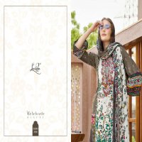 LEVISHA PRESENT MEHNAAZ WHOLESALE CEMRIC COTTON PAKISTANI PRINT WITH FANCY WORK UNSTITCHED TRENDY SALWAR SUITS