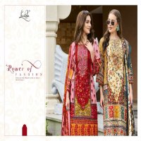 LEVISHA PRESENT MEHNAAZ WHOLESALE CEMRIC COTTON PAKISTANI PRINT WITH FANCY WORK UNSTITCHED TRENDY SALWAR SUITS