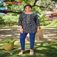 TIPS AND TOPS COTTON CANDY VOL 7 COTTON READYMADE CLASSIC WESTERN TOP FOR GIRLS