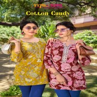 TIPS AND TOPS COTTON CANDY VOL 7 COTTON READYMADE CLASSIC WESTERN TOP FOR GIRLS