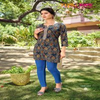 TIPS AND TOPS COTTON CANDY VOL 7 COTTON READYMADE CLASSIC WESTERN TOP FOR GIRLS