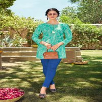 TIPS AND TOPS COTTON CANDY VOL 7 COTTON READYMADE CLASSIC WESTERN TOP FOR GIRLS