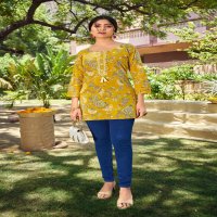 TIPS AND TOPS COTTON CANDY VOL 7 COTTON READYMADE CLASSIC WESTERN TOP FOR GIRLS