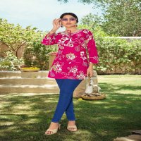 TIPS AND TOPS COTTON CANDY VOL 7 COTTON READYMADE CLASSIC WESTERN TOP FOR GIRLS