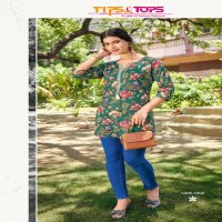 TIPS AND TOPS COTTON CANDY VOL 7 COTTON READYMADE CLASSIC WESTERN TOP FOR GIRLS