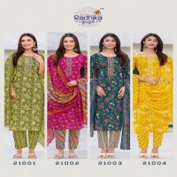 COTTON KUDI VOL 21 BY RADHIKA LIFESTYLE CLASSIC LOOK READYMADE PLUS SIZE 3PCS DRESS